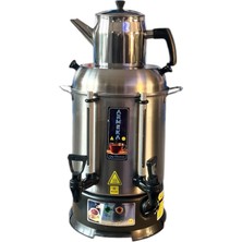 Allians Şık ve Pratik Çay Otomatı, 60 Bardak Kapasite, Demlikli Kullanım