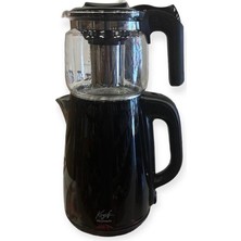 Skytech Şık Çelik Cam Demlikli Çay Makinesi, Keyifli Çay Deneyimi Için