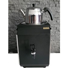 Allians Elektrikli Siyah Semaver 5l, Şık ve Kullanışlı Çay Keyfi Için Ideal