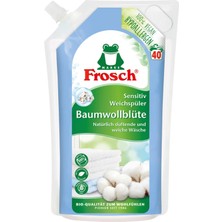 Frosch Pamuk Çiçeği Sensitive-Hassas Çamaşır Yumuşatıcı 1 L – Bitki Bazlı, 40 Yıkama, Vegan