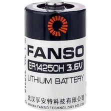 Fanso ER14250 3.6V/1.2A Yarım Kalem Şarjlı Pil Yüksek Performanslı Kapasite