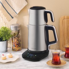 Allians Paslanmaz Çay Makinesi, Hızlı ve Kolay Demleme, Şık Tasarım