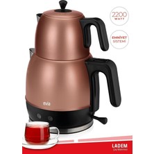 Allians Geniş Kapasiteli 2200W Paslanmaz Çelik Çay ve Su Isıtıcı