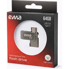 Eima 64GB Dual Interface USB Flash Bellek | USB 3.0 Type-C OTG DRİVE