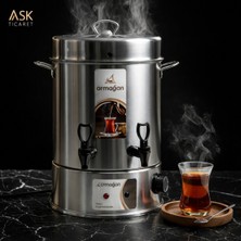 Allians 120 Bardak Çay Otomatı, Pratik ve Şık Semaver Çay Makinesi