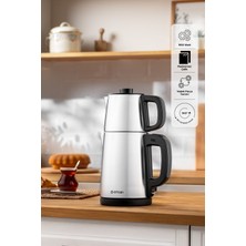 Allians Paslanmaz Çay Makinesi, Pratik ve Şık Çay Demleme Cihazı