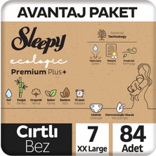 Sleepy Ecologic Premium Plus Avantajlı Paket Bebek Bezi 7 Numara Xxlarge 84 Adet
