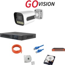 Go Vision 1'li 4mp 4K Ultgo Ra Hd Ip Güvenlik Kamera Seti (Gece Görüşlü, Dış Mekan Uyumlu) 8697427079775