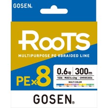 Gosen X8 Roots Pe 4.0 0,330MM 8 Kat Ip Misina 300MT Multicolor