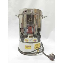 Allians 120 Bardak Kapasiteli Çelik Çay Makinesi, Dayanıklı ve Şık Tasarım