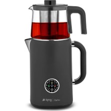 Allians Dijital Çay Makinesi, Siyah, Kolay Kullanım, Pratik ve Modern Tasarım