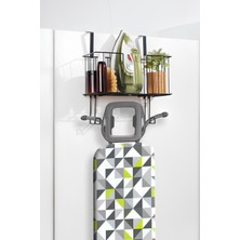 Feyza Design Kapı Arkası Metal Askı, Siyah, Çok Amaçlı ve Pratik Kullanım