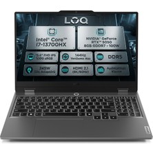 Lenovo Loq Intel Core I7-13700HX 16GB 512GB SSD 8 GB RTX5050 144Hz 15.6" Fhd Freedos Gaming Laptop 83JE00WGTR