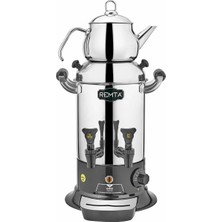 Allians Pratik 5l Mini Çift Demlikli Çay Makinesi, Kolay Kullanım ve Şık Tasarım