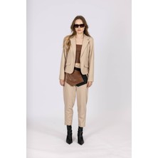 By Özlem Yazan Kruvaze Ceket Havuç Pantolon Kadın Ikili Takım