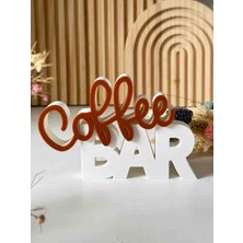 3D Baskı Coffee Bar Yazısı – Dekoratif Masa Üstü & Kahve Köşesi Aksesuarı