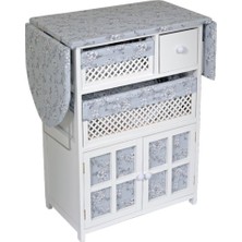 Feyza Design Pratik ve Şık Dolaplı Ütü Masası, Kullanışlı ve Dayanıklı Tasarım