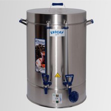 Allians Elektrikli Semaver 250 Bardak, 23 Litre, Çay Makinesi, Otomat, Krom