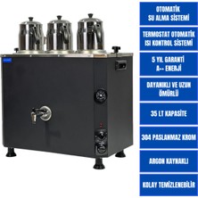 Allians Titanium 3 Demlikli Elektrikli Çay Kazanı, Pratik ve Şık Tasarım