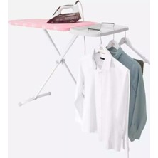 Feyza Design Pratik ve Şık 900 Ob On Board Standart Ütü Masası, 41X115CM, Pembe