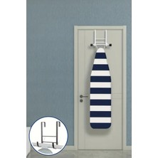 Feyza Design Pratik Kapı Arkası Ütü Masası Askısı ve Düzenleyici - Beyaz