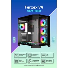 Ih Ferzex V4 Oem Paket R7-7800X3D 32 GB 1 Tb SSD 16 GB Rtx 5080 Freedos Masaüstü Oyuncu Bilgisayarı
