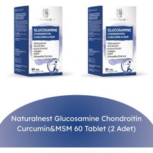 Naturalnest Natural Nest Glucosamine Chondroitin Curcumin & Msm 60 Tablet (2 Adet)