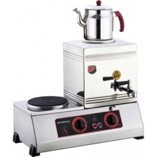 Allians Pratik Elektrikli Çay Ocağı, Hızlı ve Güçlü Çay Demleme Seti