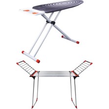 Feyza Design Pratik ve Şık Çok Amaçlı Ütü Masası ve Çamaşır Kurutmalık Seti