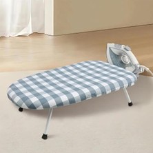 Feyza Design Pratik Katlanabilir Mini Ütü Masası, Yerden Tasarruflu ve Demirli Tasarım