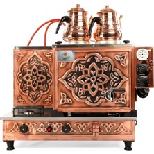 Allians Bakır Çay Kazanı, Demlikli Elektrikli ve Doğalgazlı Semaver