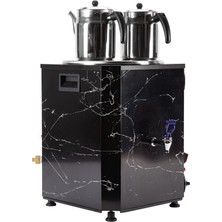 Allians Otomatik Çay Makinesi, 25 Lt, Boyalı, Iki Demlikli, Elektrikli, Su Almalı