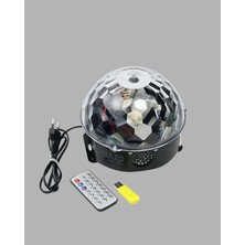 Rgb LED Disko Topu Projektör - Ev Partileri, Doğum Günleri ve Eğlence Için Işık Şovu - Lisinya