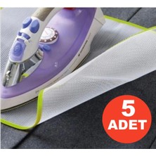 Feyza Design 5 Adet Koruyucu File Ütüleme Matı Pedi, Yanmaz ve Yapışmaz Özellikli