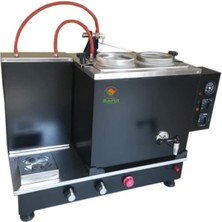 Allians Safir 2 Demlikli Tüplü Mat Siyah Çay Ocağı Kromat Kazan Lpg A Garanti