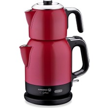 Allians Fuşya Renkli Elektrikli Çay Makinesi, Hızlı ve Pratik Çay Demleme