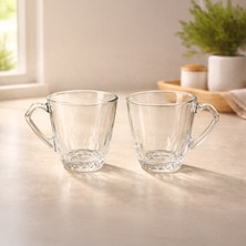 Paşabahçe Mercan 2'li Cam Kupa Seti - Şeffaf - 160 ml