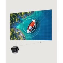 Smart Projector Android Tv Otomatik Odaklı Full Hd - Lisinya