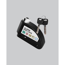 Anti Hırsızlık 110 Db Alarm Disk Fren Kilidi Suya Dayanıklı Çelik Güvenlik Kilidi - Lisinya
