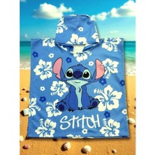 Kız Çocuk Panço Pelerin Plaj & Deniz Havlusu