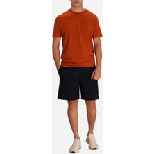 Boss Erkek Regular Fit Kısa Kollu Düz Bisiklet Yaka Turuncu T-Shirt 50468347-809