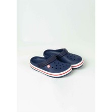 Liarca Lacivert Plaj Bahçe Günlük Çeyiz Rahat Kaymaz Taban Ortopedik Kadın Erkek Unisex Kapalı Terlik