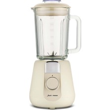 Allians Yüksek Kapasiteli Vintage Tasarımlı Krem Blender, Güçlü ve Şık Tasarım