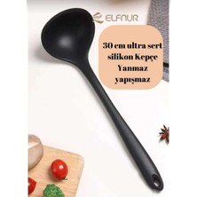 PremiumPort Isıya Dayanıklı, Yanmaz, Silikon Kepçe, Dayanıklı ve Pratik Kullanım