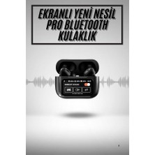 2.nesil Pro Ekranlı Sesli Görüşme Yapabilen Kablosuz Bluetooth Kulaklık - Lisinya