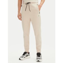 Boss Erkek Normal Bel Dar Lastikli Paça Bel Bağlamalı Bej Eşofman Altı 50537198-284