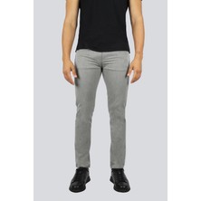 Boss Erkek Normal Bel Düğme Kapama Cep Detay Slim Fit Gri Pantolon 50543954-001