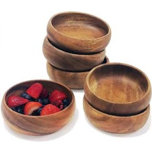 6 Adet Yuvarlak Kuruyemiş Sunum Tabağı | Kuruyemişlik 10 Cm (RAK-10Y4)