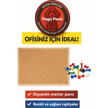 Hugo Kırtasiye Hugo Mantar Pano 30 x 45 1 Paket Harita Çivisi