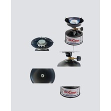 Outdoor Kamp Ocağı Gazlı Taşınabilir Pişirme Seti Üç Ayaklı Denge Aparatlı - Lisinya